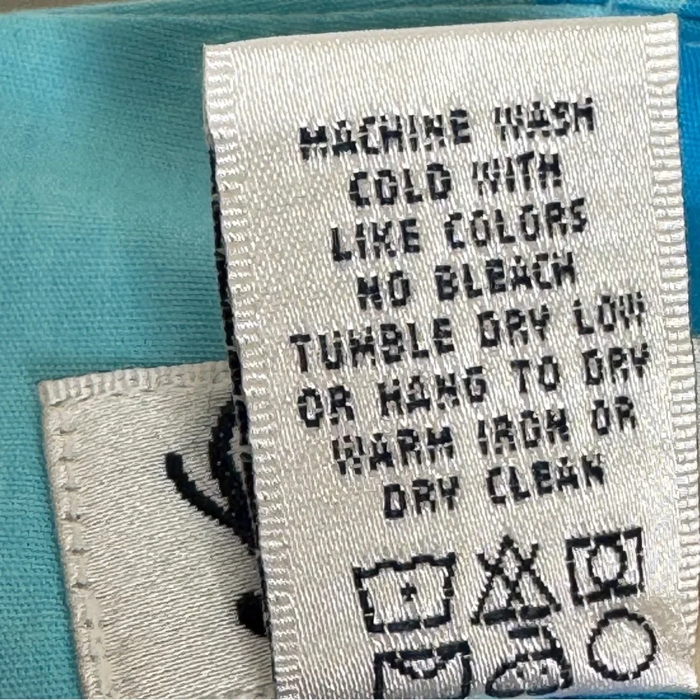 Lilly Pulitzer Skirt Vintage Seahorse White Label Promenade Aqua Blue SZ 0 - Picture 10 of 16